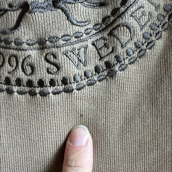 Acne Studios Forban Oversized Logo Embroidered Loopback Cotton-Jersey Sweatshirt - Picture 3 of 6